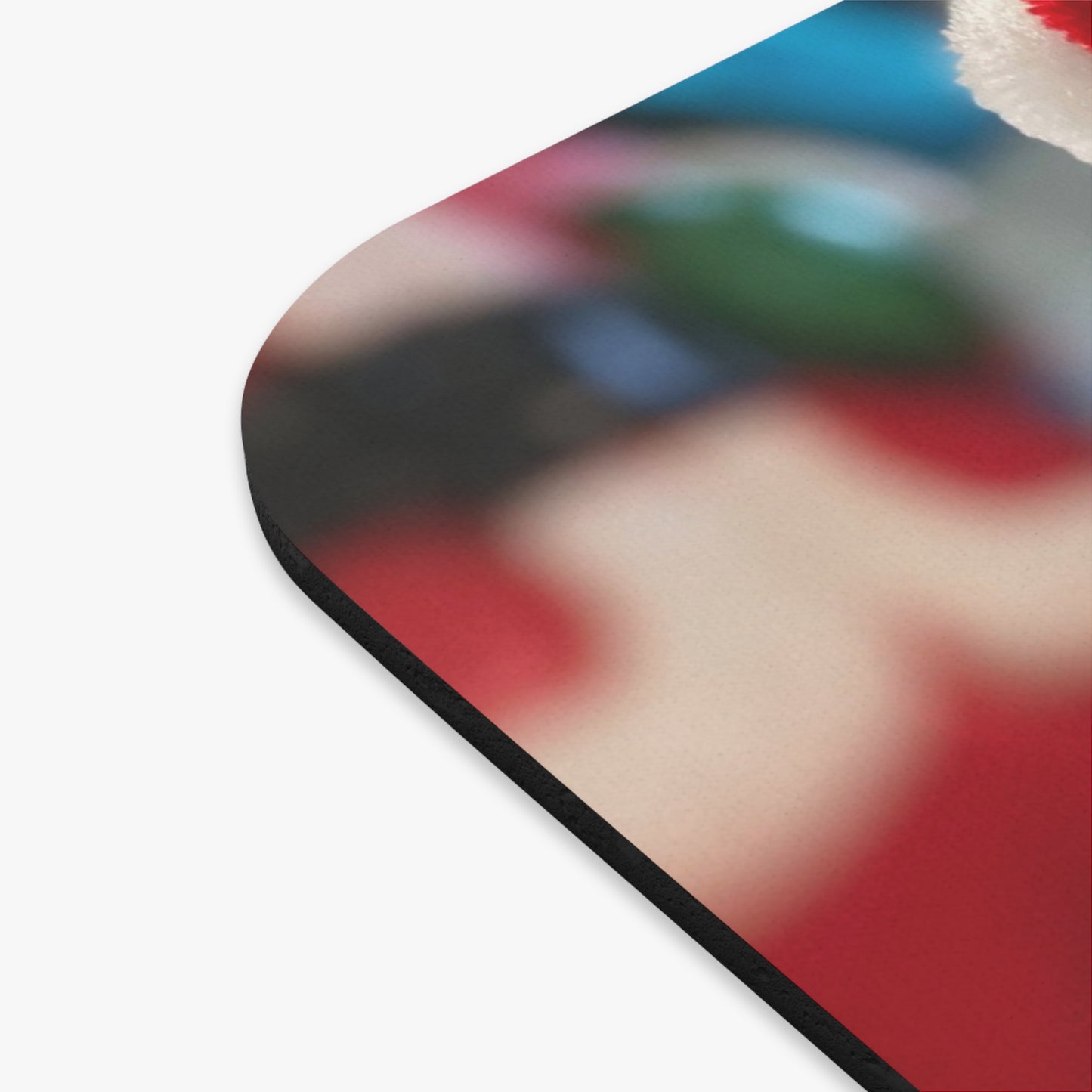 Holiday Cat Mouse Pad — "Don't Wait" Inspirational Desk Pad