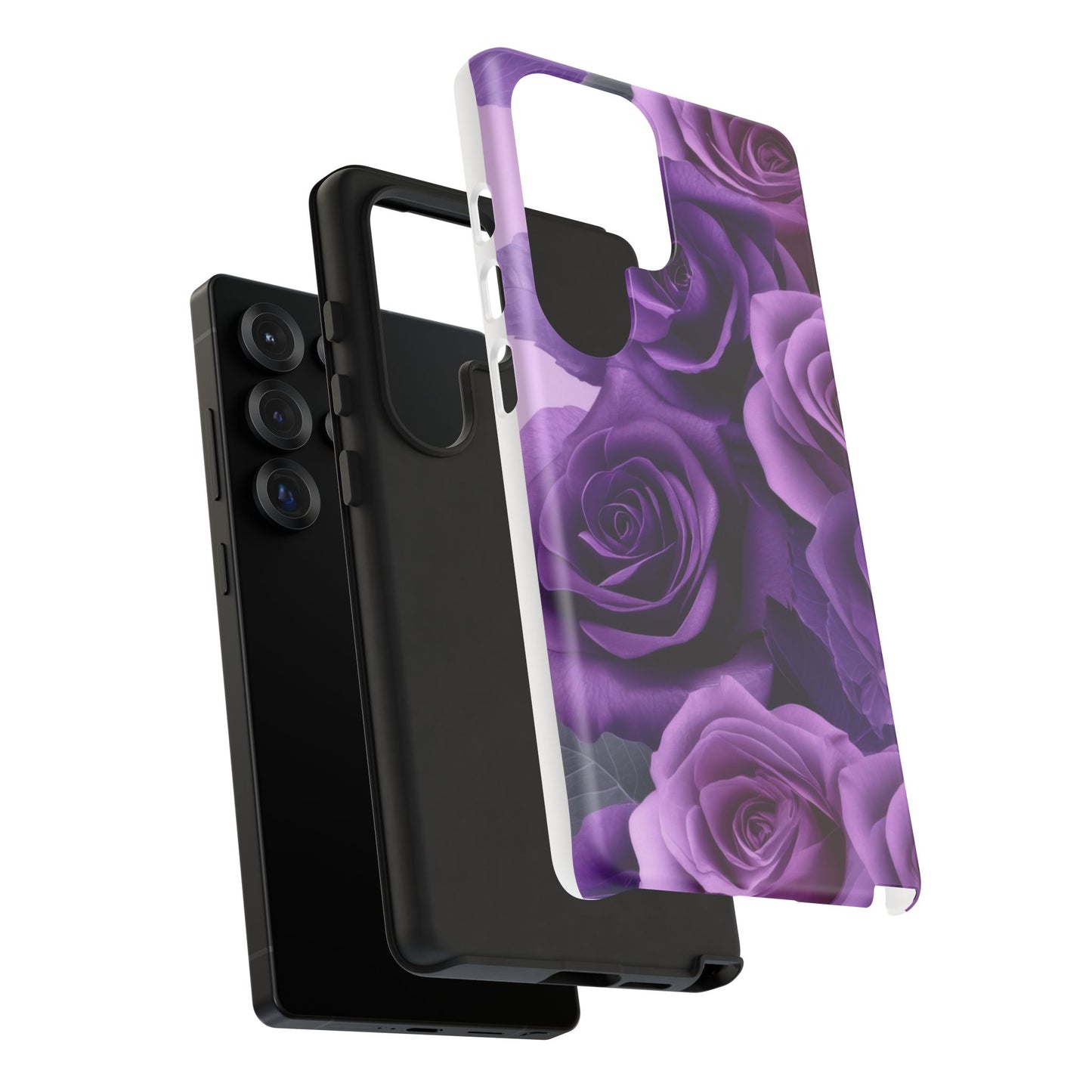 Tough Cases, Beautiful Purple Floral Design