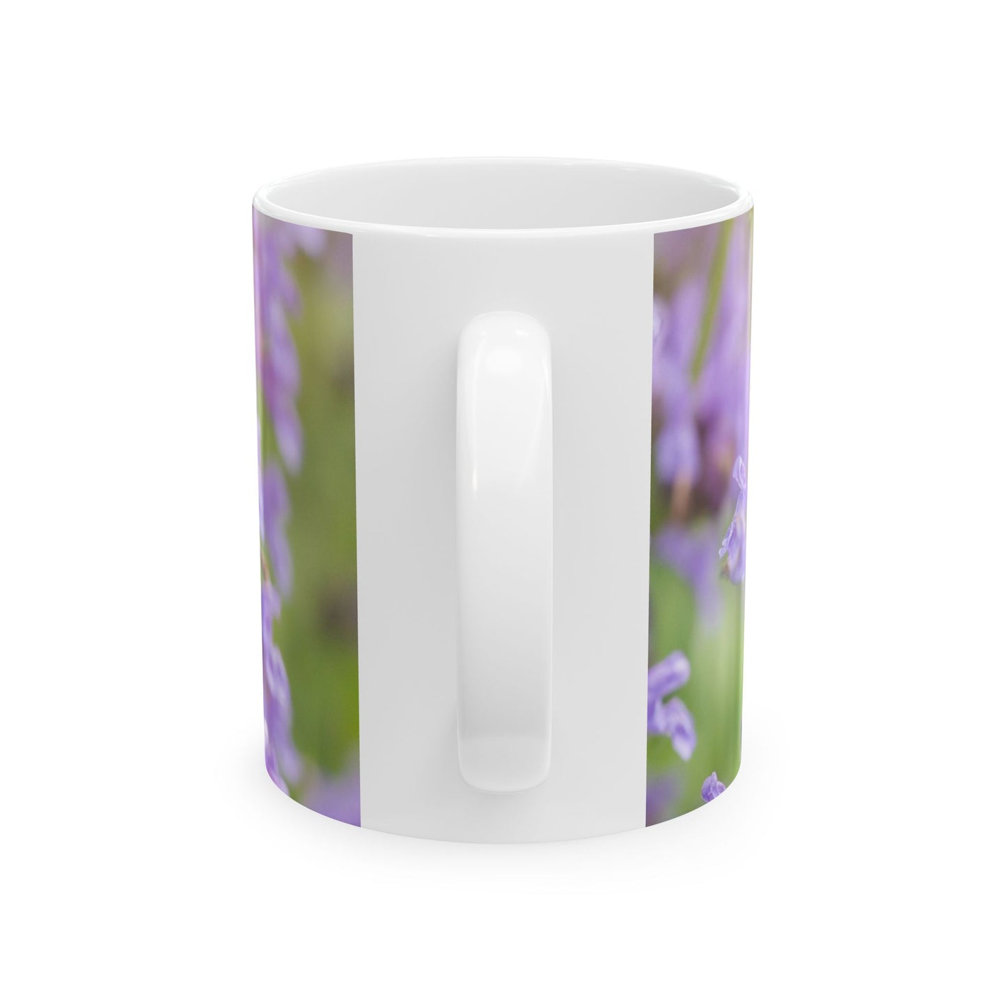 Hummingbird & Lavender Ceramic Mug — "Success doesn’t come from what you do occasionally…" (11oz/15oz)